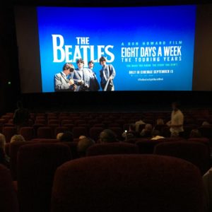 Waiting for the show to begin