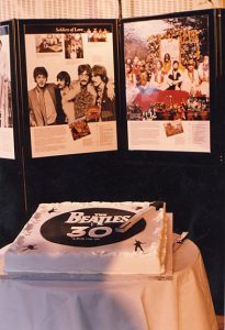 The cake to celebrate the 30th anniversary of Love Me Do - as designed by Jane Asher!