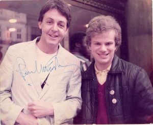 Me with Paul McCartney 1982