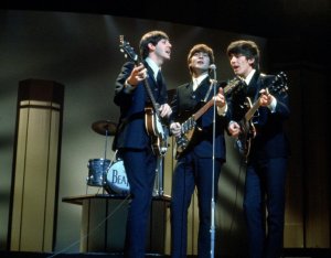 The Beatles singing 'This Boy' at the London Palladium 1964