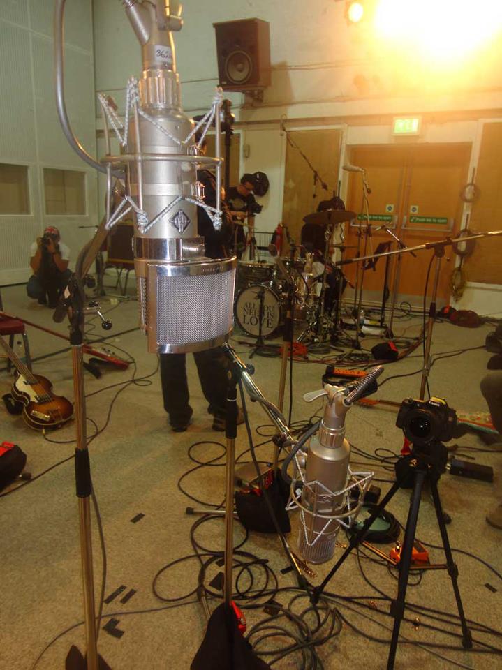 Inside Studio 2 at Abbey Road Studios