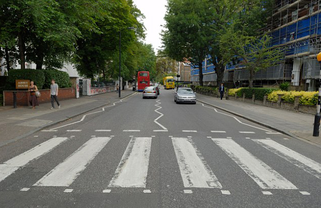 Beatles Walking Across Abbey Road Zebra CrossingWritely Expressed