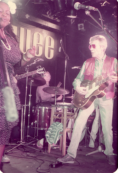 Alexis Korner at the Marquee Club Alexis Korner at the Marquee Club, London