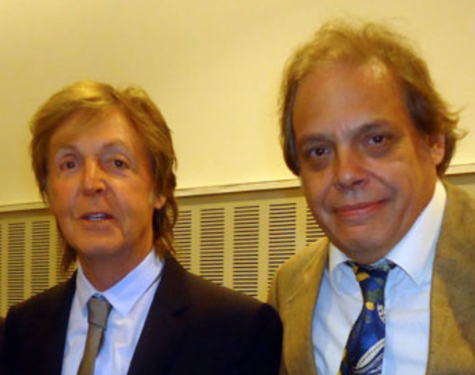 Paul McCartney and David Stark